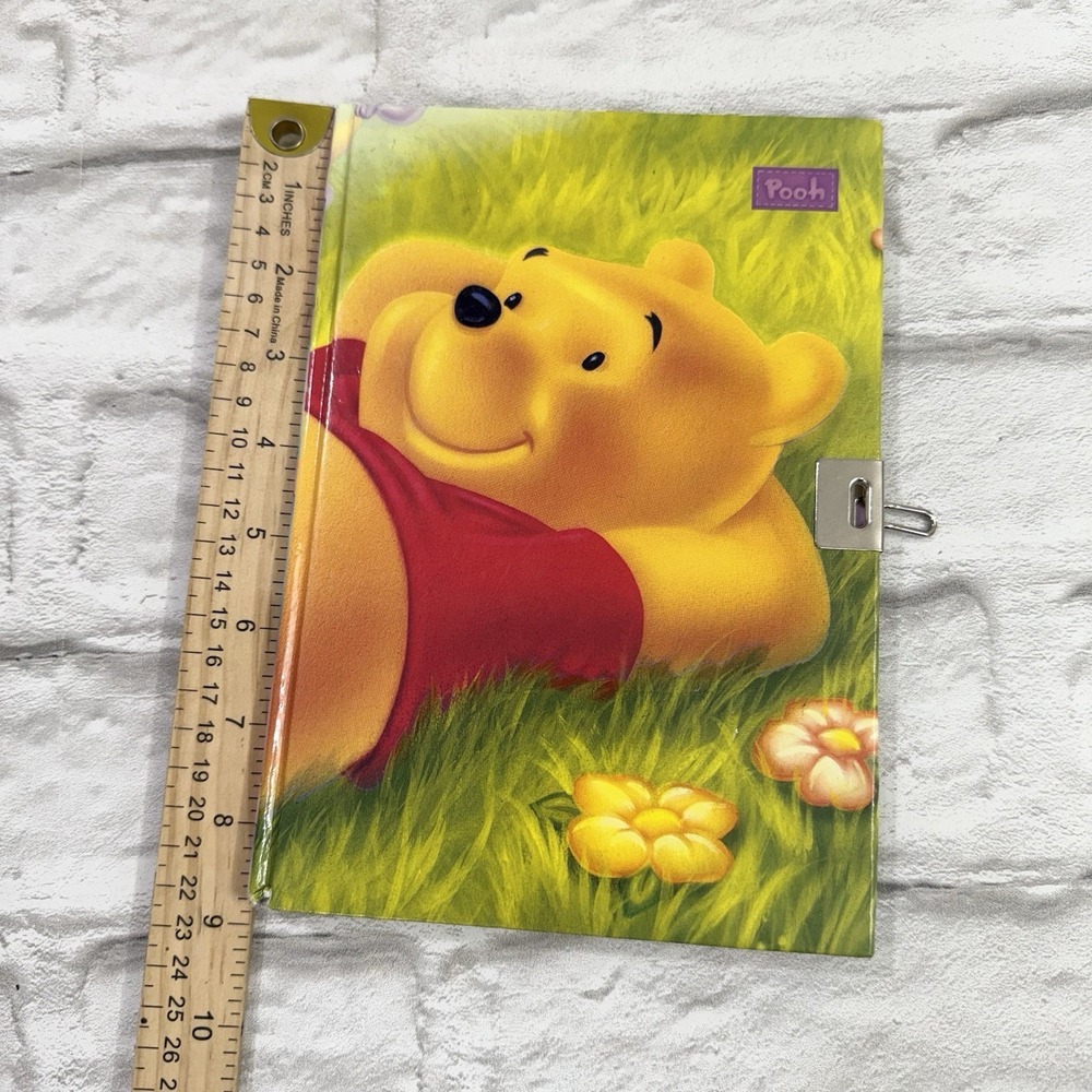 Vtg Disney Winnie the Pooh Girls Locking Diary Journal Book 90's Y2K ( No Lock ) - Picture 8 of 11